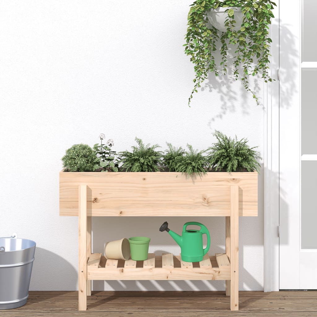 Høybed for hage 101x30x69 cm heltre furu
