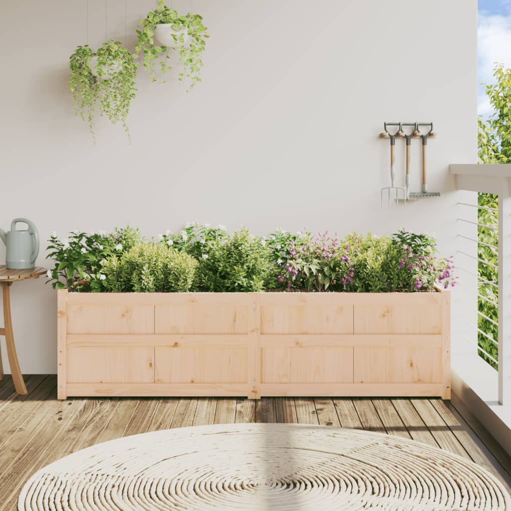 Hageplantekasse 180x50x50 cm heltre furu