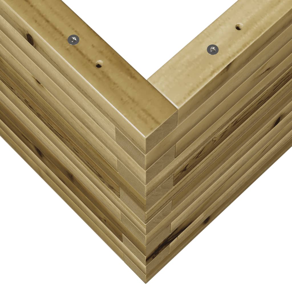Plantekasse 90x60x45,5 cm impregnert furu