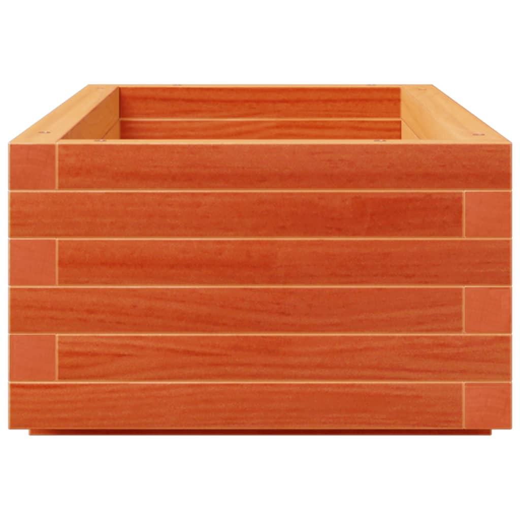Plantekasse voksbrun 110x40x26,5 cm heltre furu