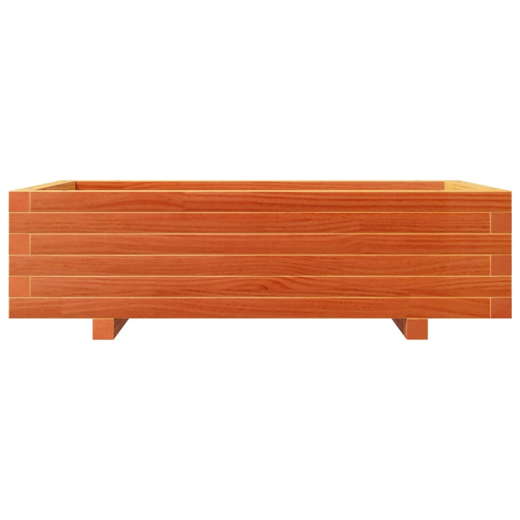 Plantekasse voksbrun 90x60x26,5 cm heltre furu