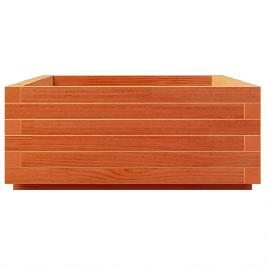 Plantekasse voksbrun 90x60x26,5 cm heltre furu