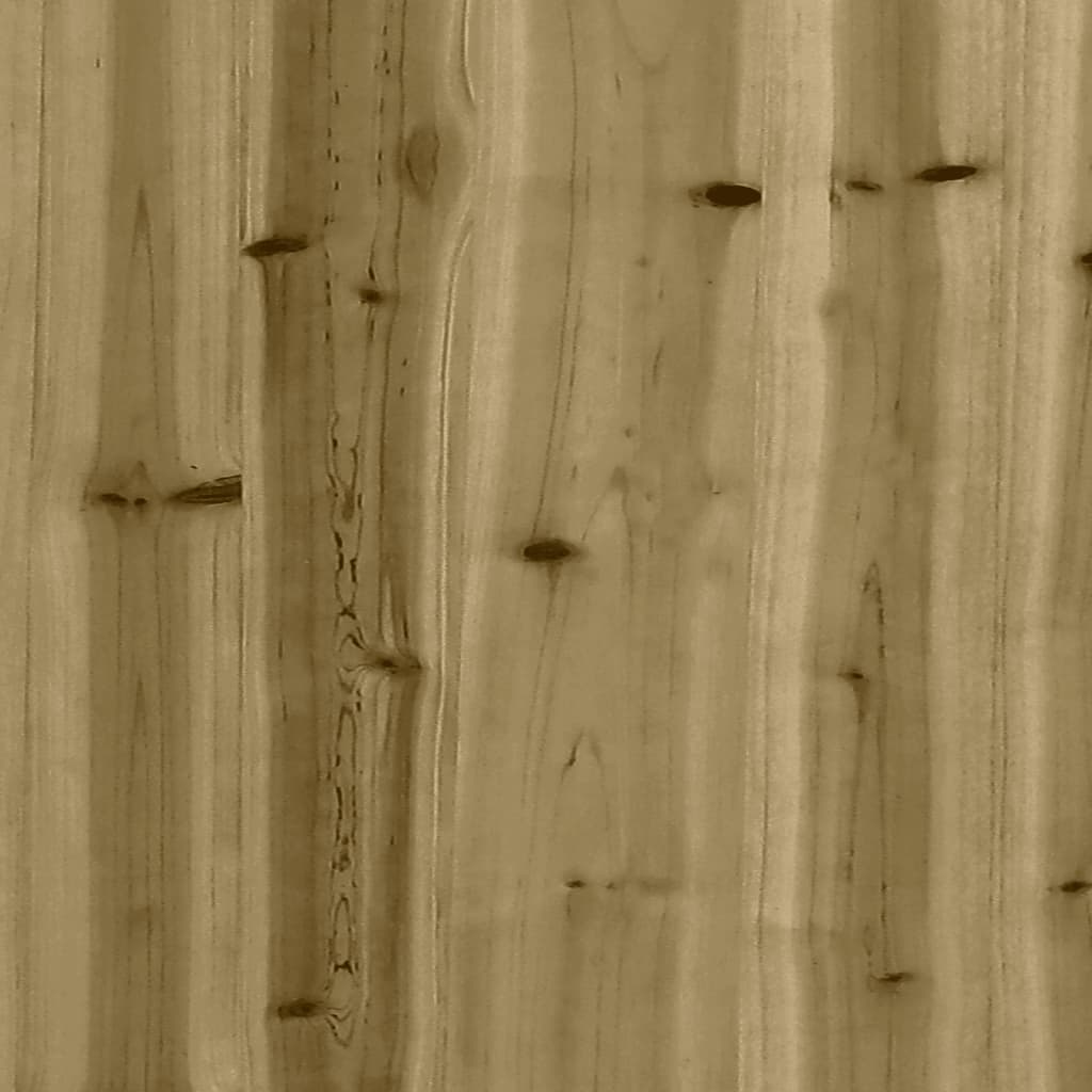 Plantekasse 110x110x46 cm impregnert furu