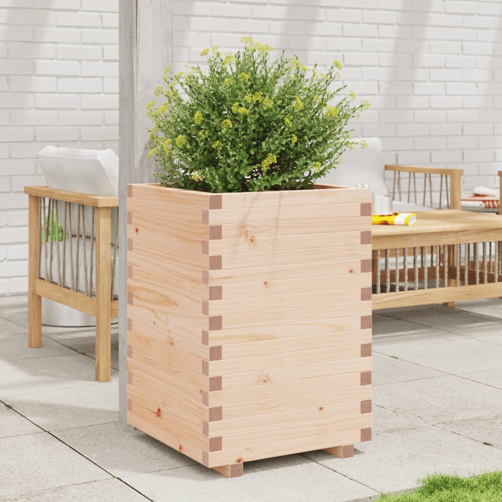 Plantekasse 50x50x72,5 cm heltre furu