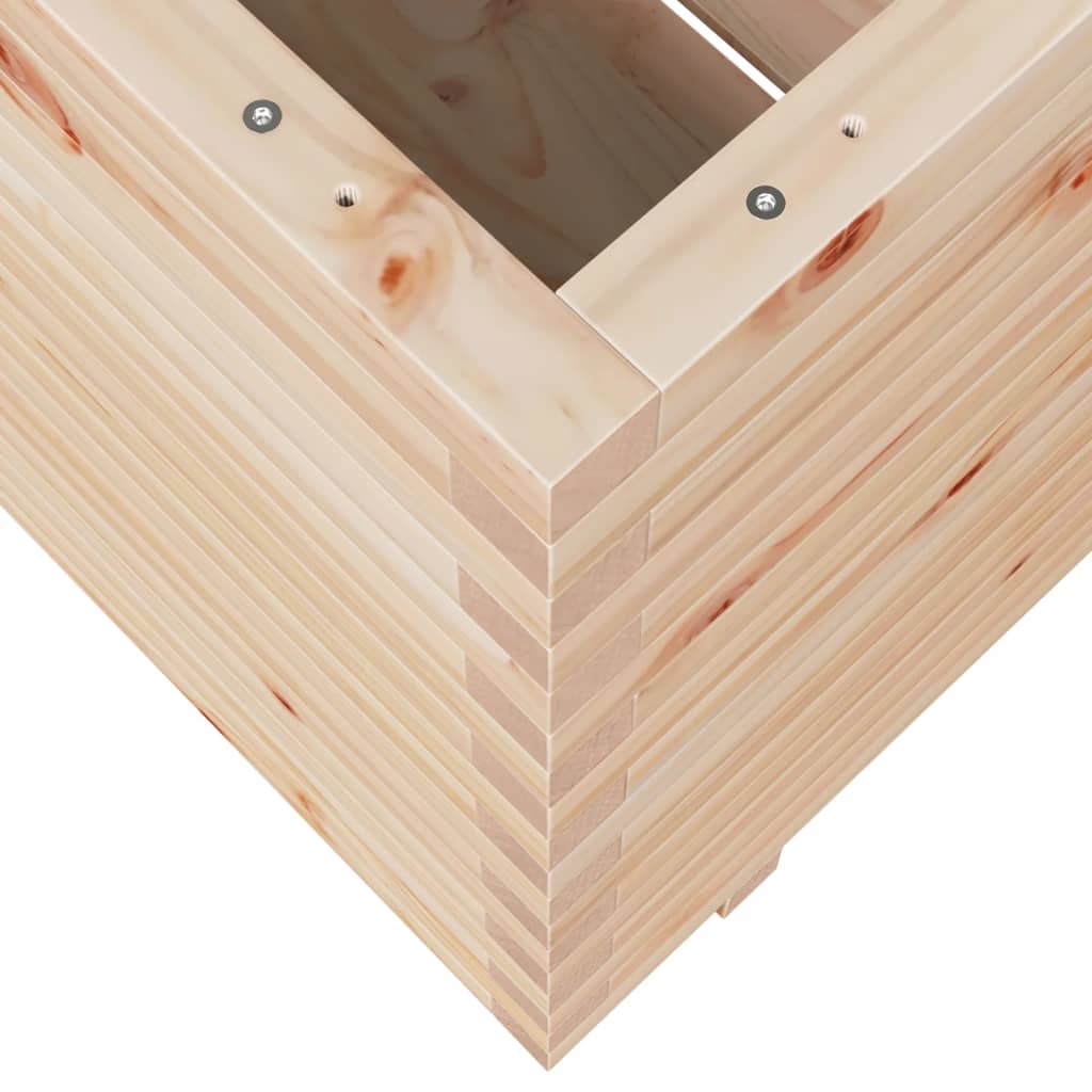 Plantekasse 70x70x72,5 cm heltre furu
