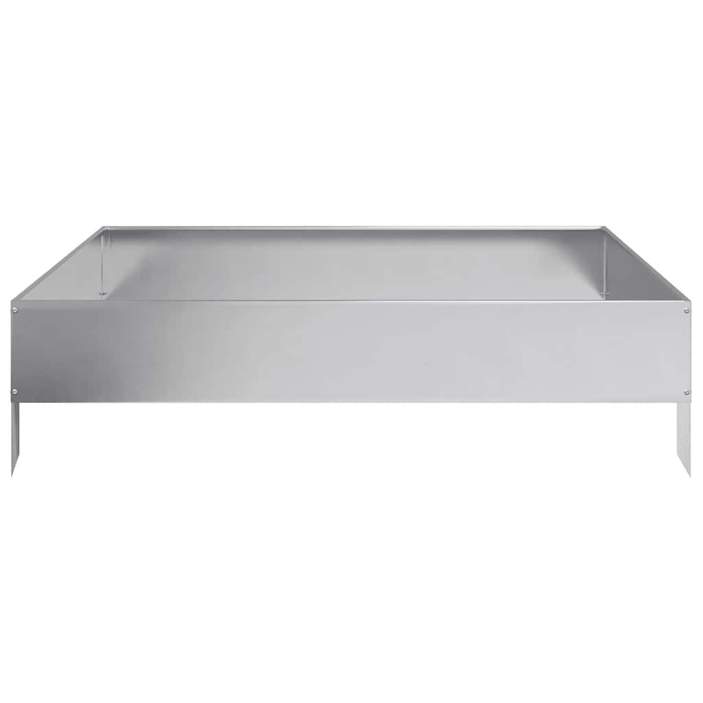 Høybed 100x100x26 cm galvanisert stål