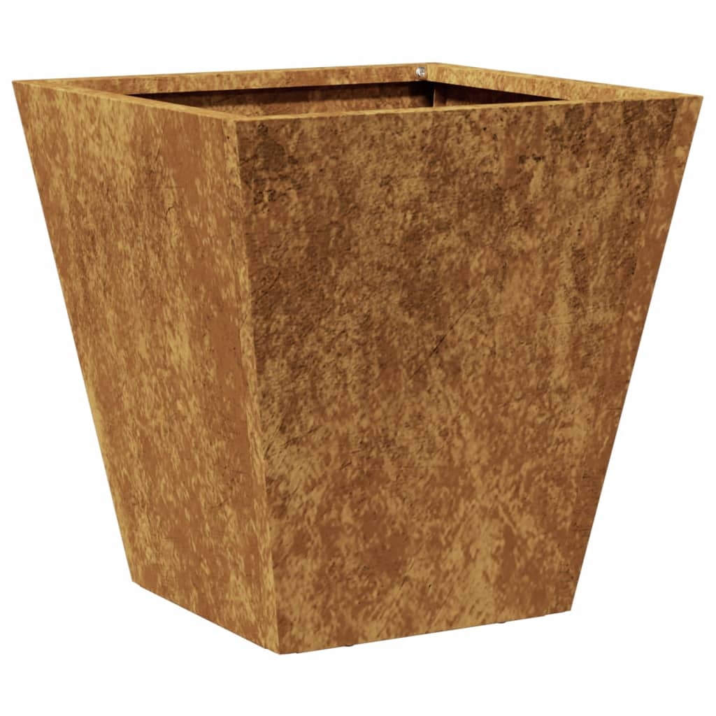 Hageplantekar 30x30x30 cm oksidert stål