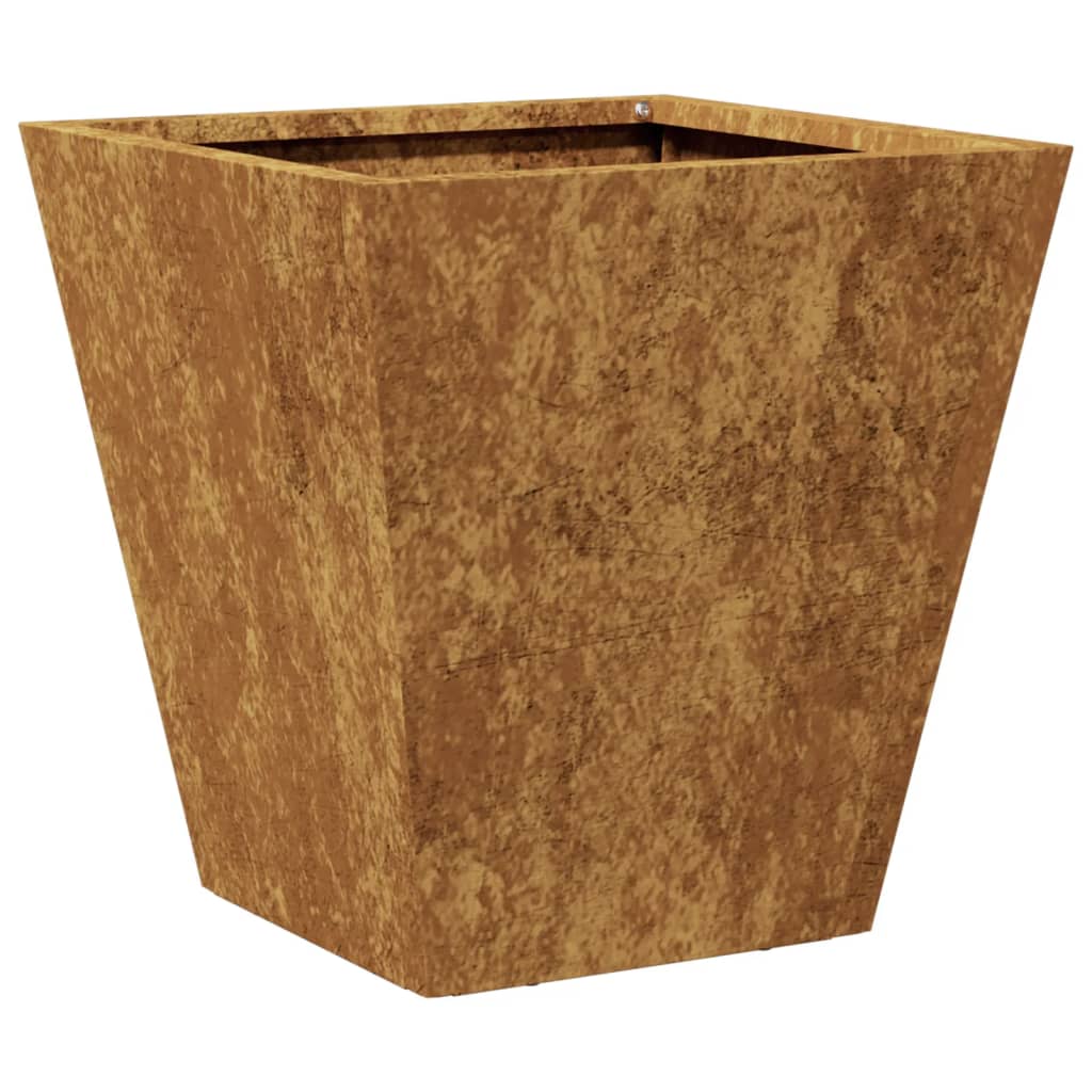 Hageplantekar 30x30x30 cm oksidert stål