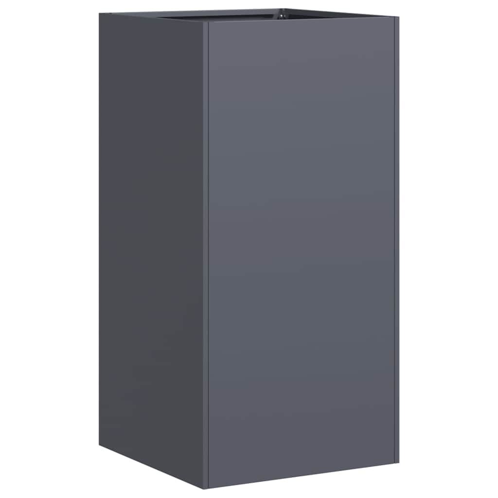 Plantekasse antrasitt 40x40x80 cm kaldvalset stål