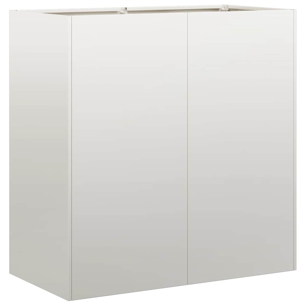 Plantekasse 80x40x80 cm rustfritt stål