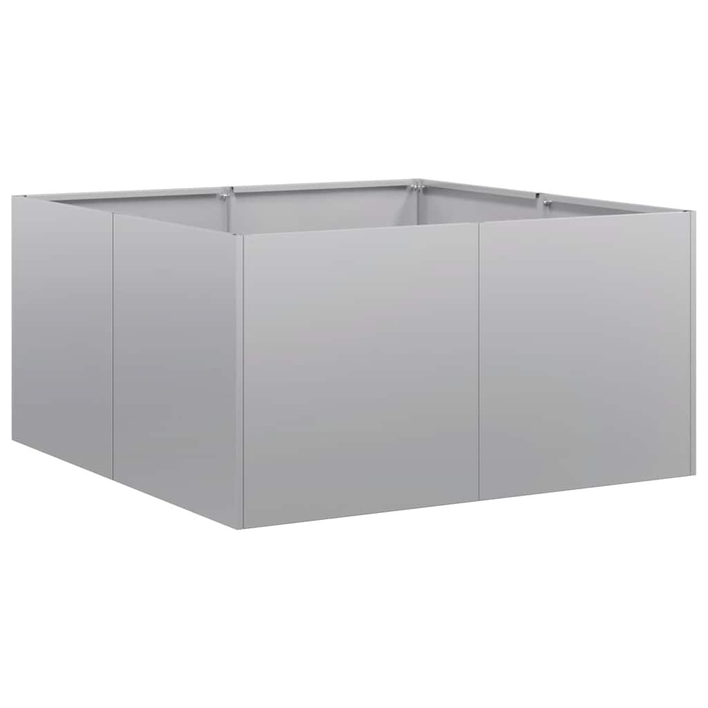 Plantekasse 80x80x40 cm galvanisert stål