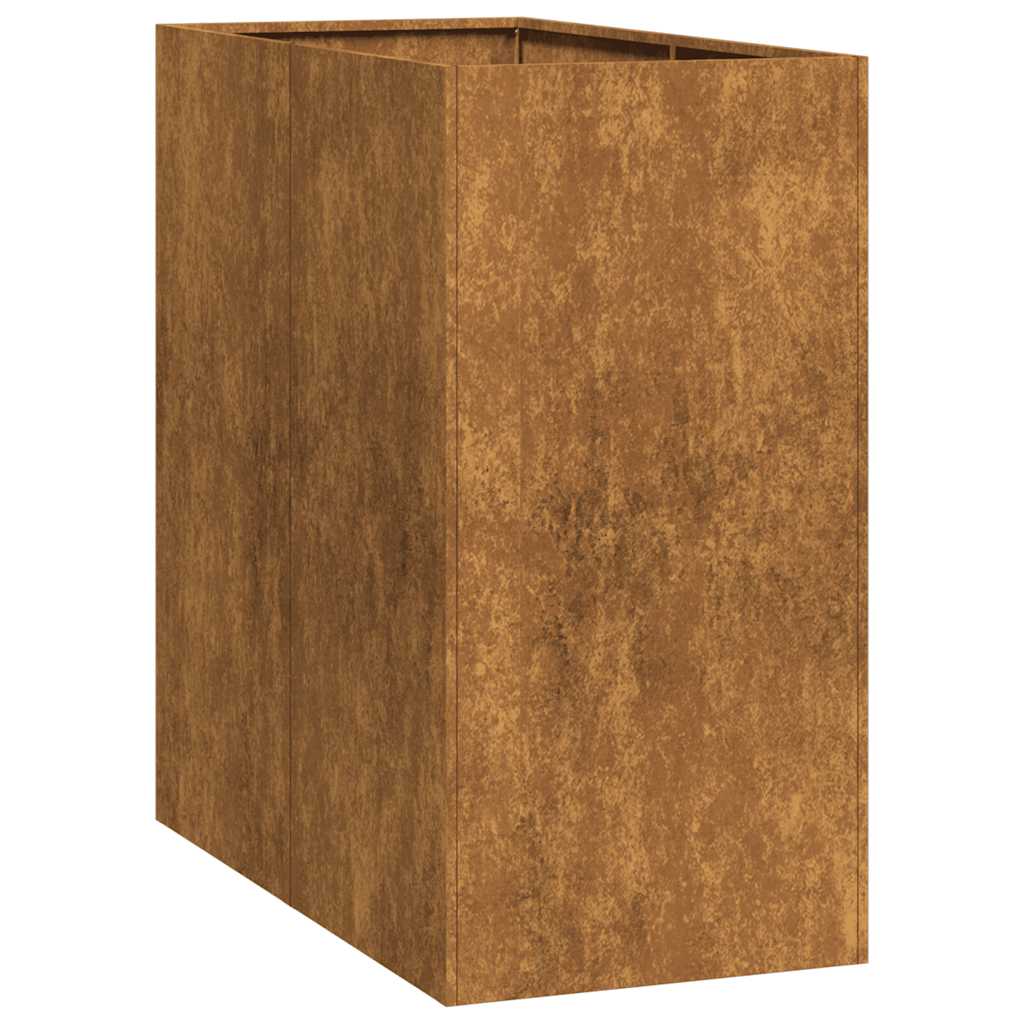 Plantekasse rust 40x80x80 cm forvitringsstål