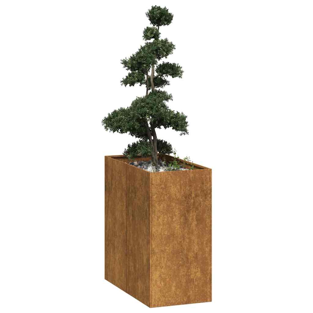 Plantekasse rust 40x80x80 cm forvitringsstål